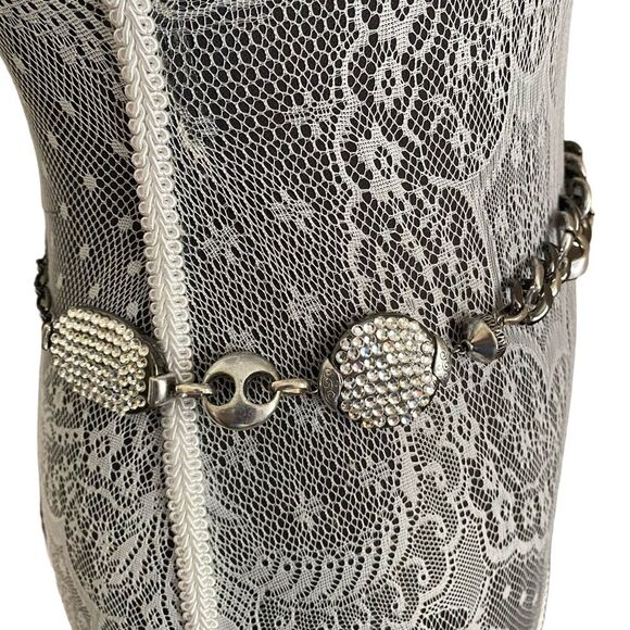 Rhinstone Chain Link Belt - Picture 3 of 5